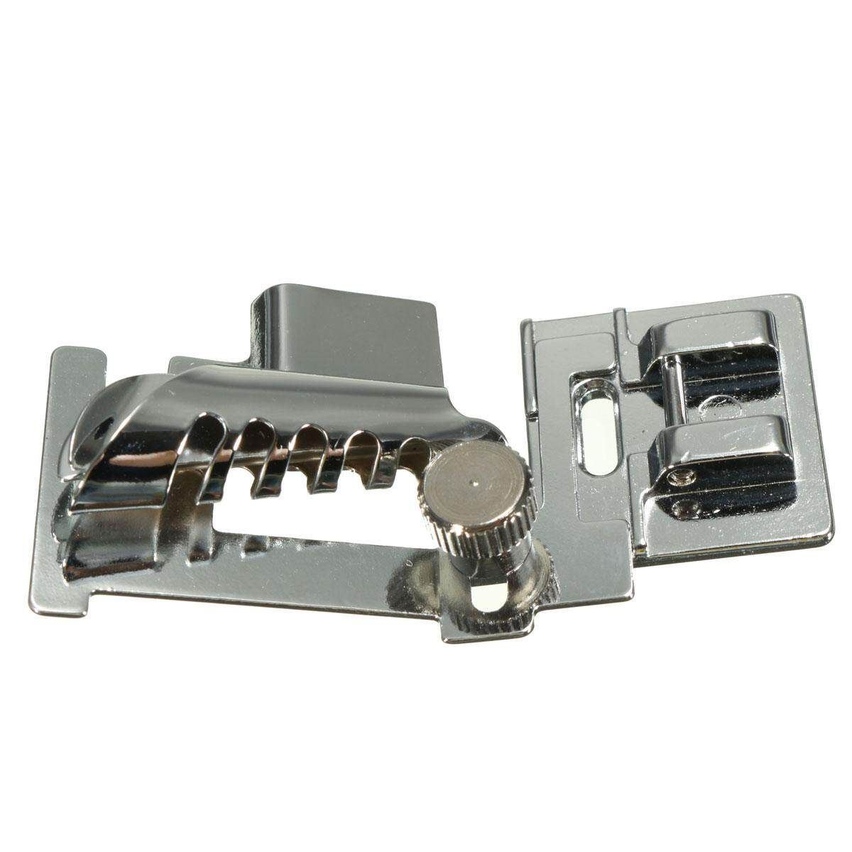 Stainless Steel Snap-on Bias Tape Binder Metal Foot For Brother Sewing Machine