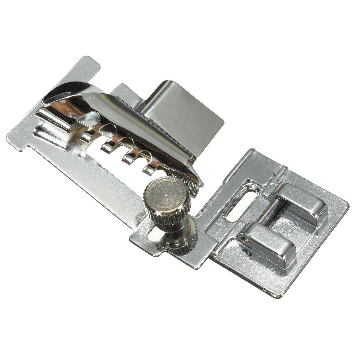 Stainless Steel Snap-on Bias Tape Binder Metal Foot For Brother Sewing Machine