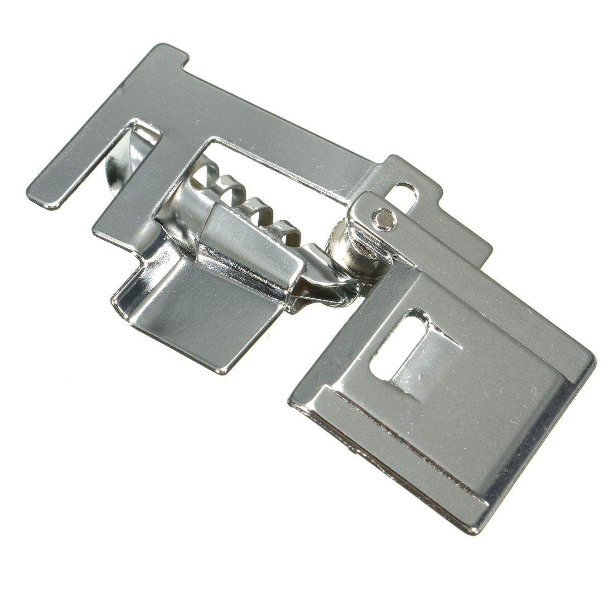 Stainless Steel Snap-on Bias Tape Binder Metal Foot For Brother Sewing Machine