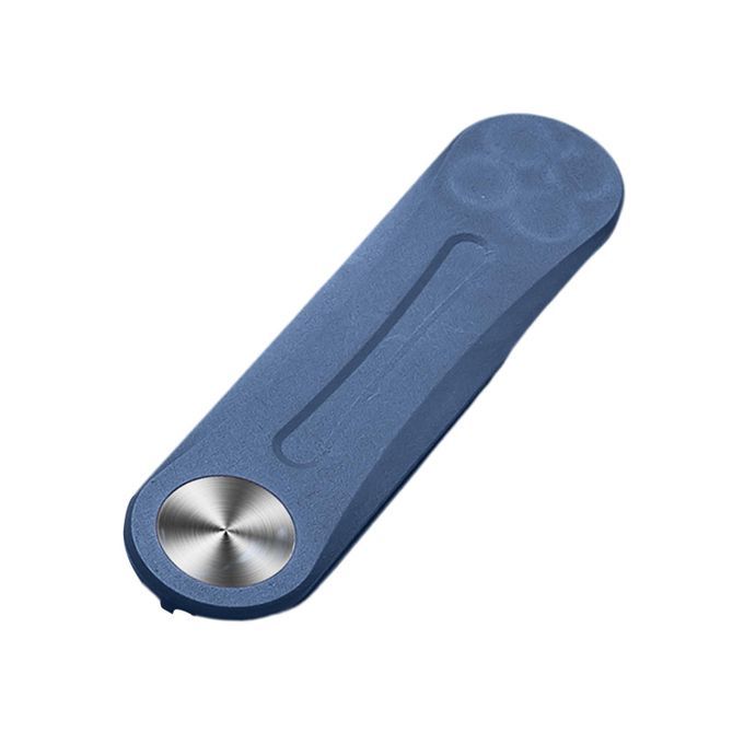 Foldable Laptop Side Phone Holder Side Phone Holder Magnetic Blue