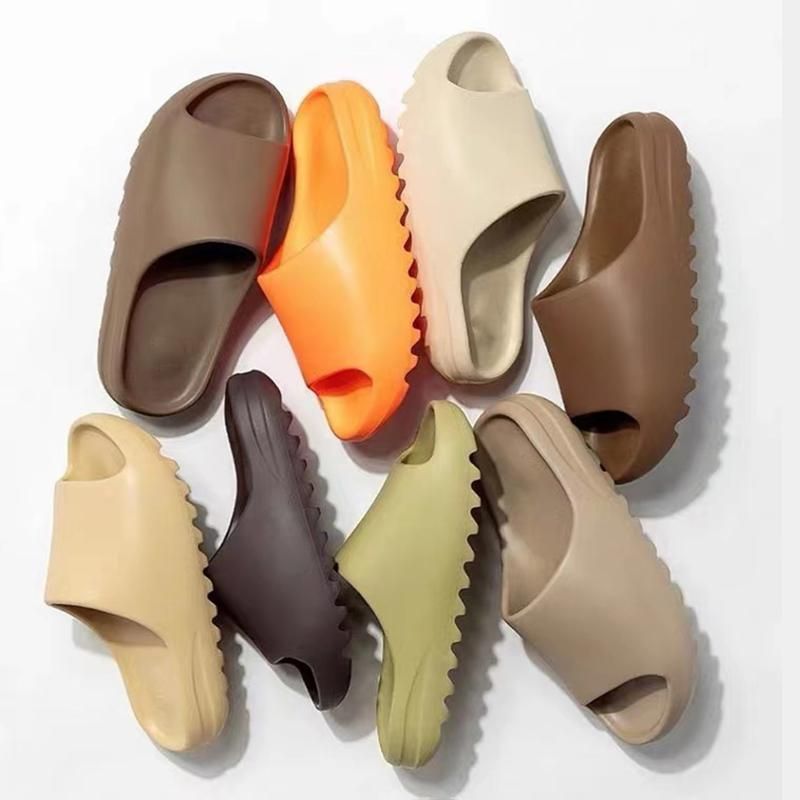 Summer Slippers Men Women Indoor Eva High Soft Bottom Sandals Open Toe Trend Slides Light Beach Shoes Slippers Home Size 35-46