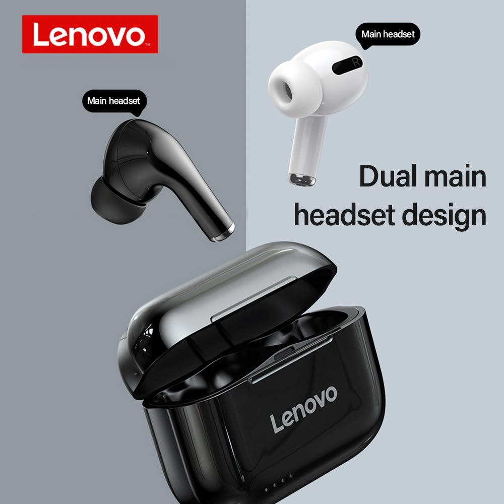 Lenovo Lp1s Wireless Bluetooth Earphone Tws Wireless In Ear Earbuds Earphone