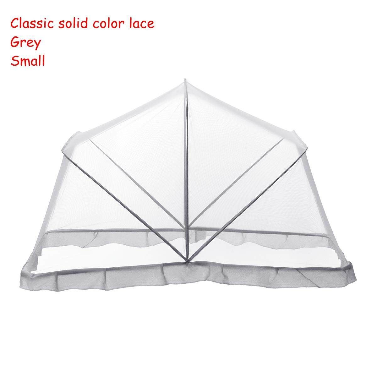 Portable Foldable Baby Bed Crib Curtain Sleep Mosquito Cover Net Space Grey