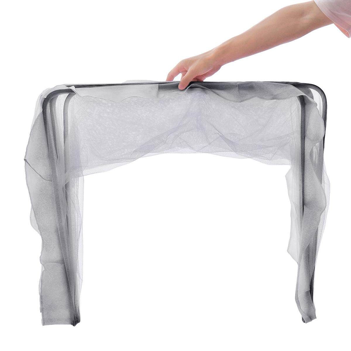 Portable Foldable Baby Bed Crib Curtain Sleep Mosquito Cover Net Space Grey