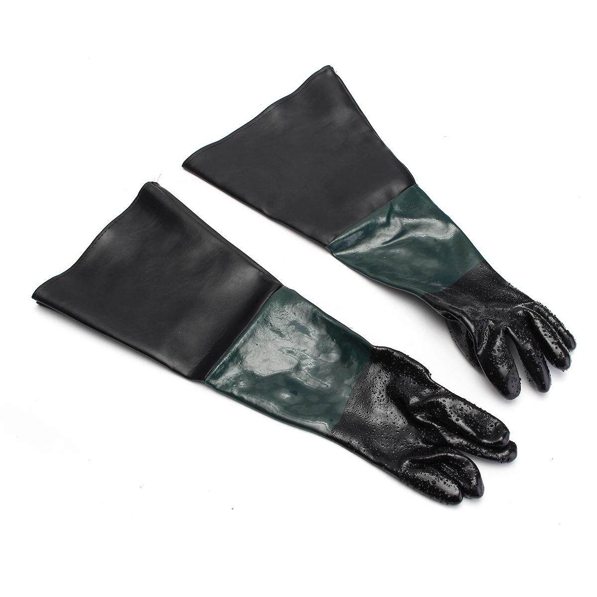 1 Pair Of Rubber Latex Replacement 24" For Sandblaster Sand Blast Cabinet