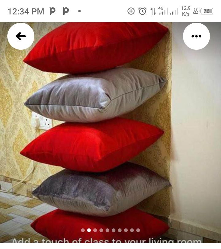 Square Shape Throw Pillow + Zip Comes In Different Colors