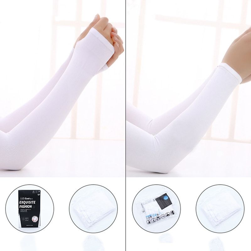 Men And Women Sun Protection Sleeves Ice Silk Slee