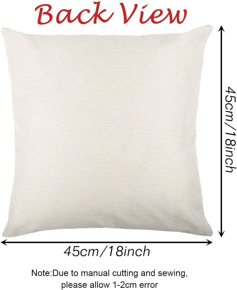 4 Pillow Covers,Christmas Gift or Home Decor,45 X 45cm,Sofa Cushion Covers