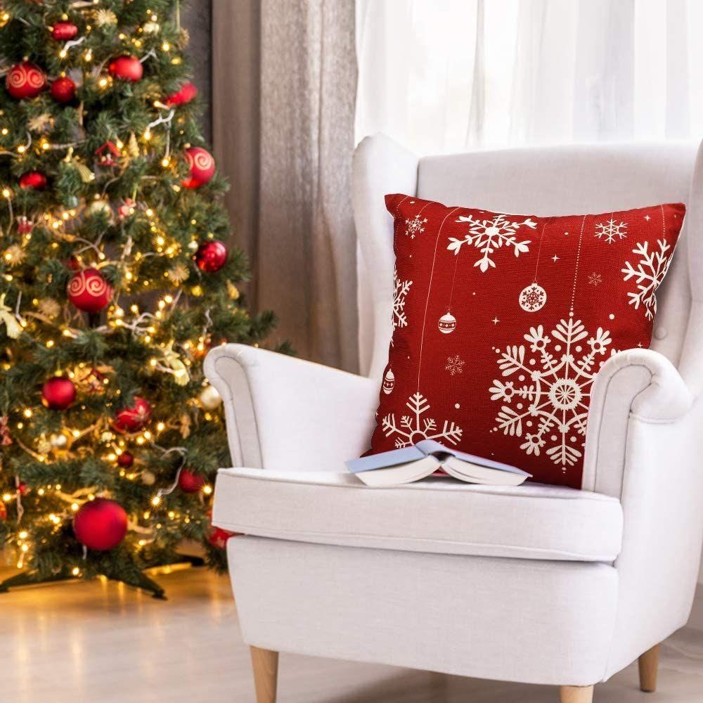 4 Pillow Covers,Christmas Gift or Home Decor,45 X 45cm,Sofa Cushion Covers
