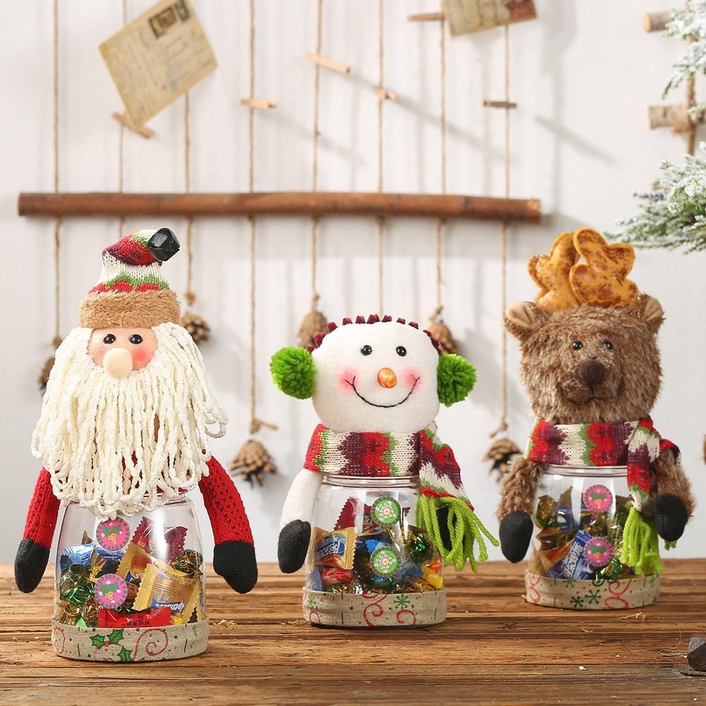 Christmas Candy Storage Bag for Gift Biscuit Food Storage