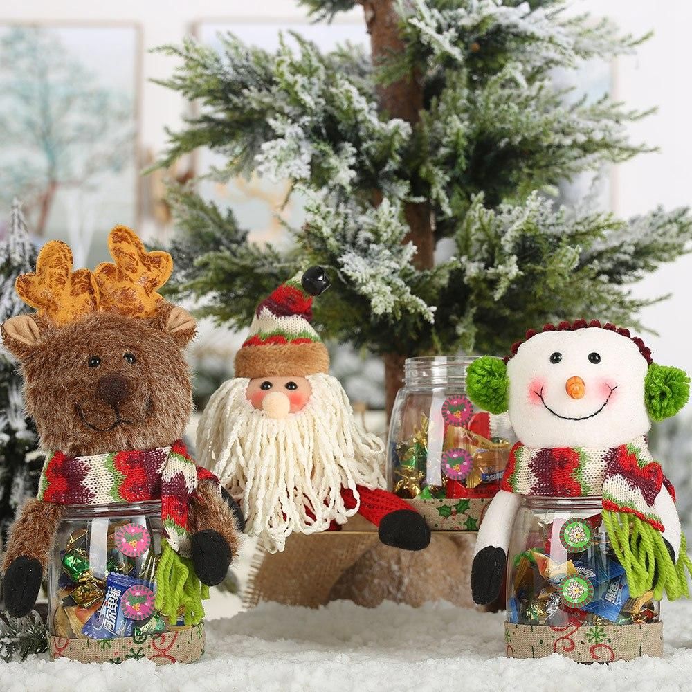 Christmas Candy Storage Bag for Gift Biscuit Food Storage