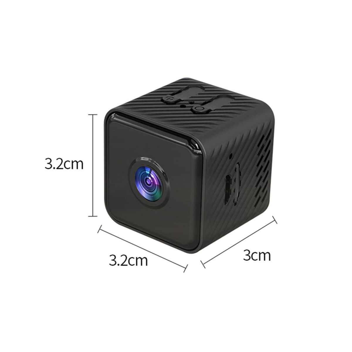 Smart Security Camera 1080P Home Multifunctional Camera with Function Night Vision Support for 4-64GB Storage APP: iWFCam