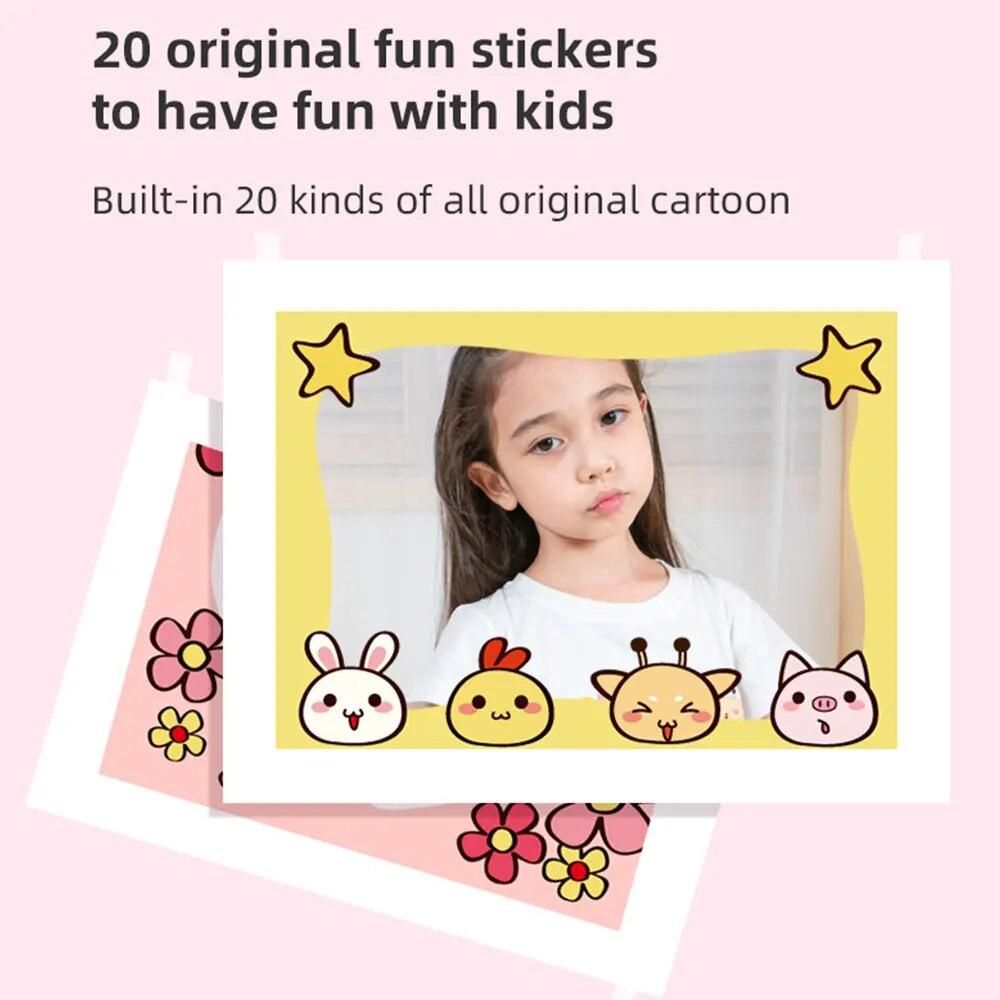 Mini Camera Kids Toys 2.0 Inch Screen Children Camera Support for TF Card Christmas Birthday Festival Gifts Educational Toys