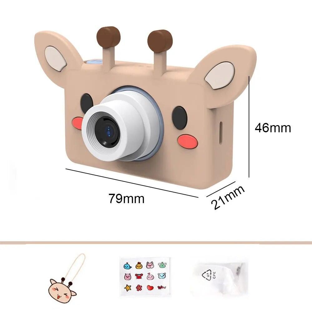 Mini Camera Kids Toys 2.0 Inch Screen Children Camera Support for TF Card Christmas Birthday Festival Gifts Educational Toys
