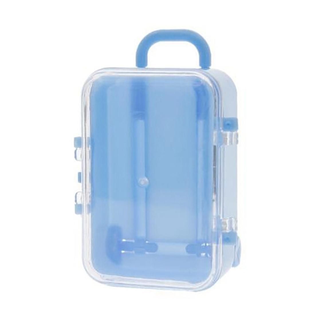 Blue mini roller travel suitcase personality wedding candy b