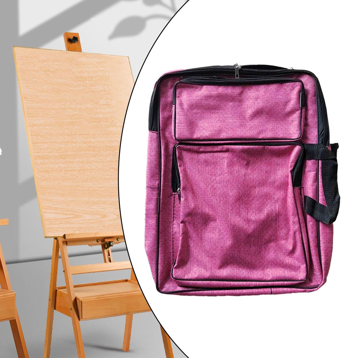 A3 Art Portfolio Case Artists Backpack Artwork Portable