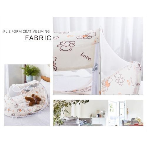 4PCS Summer Baby Bed Crib Mosquito Netting Folding Mattress
