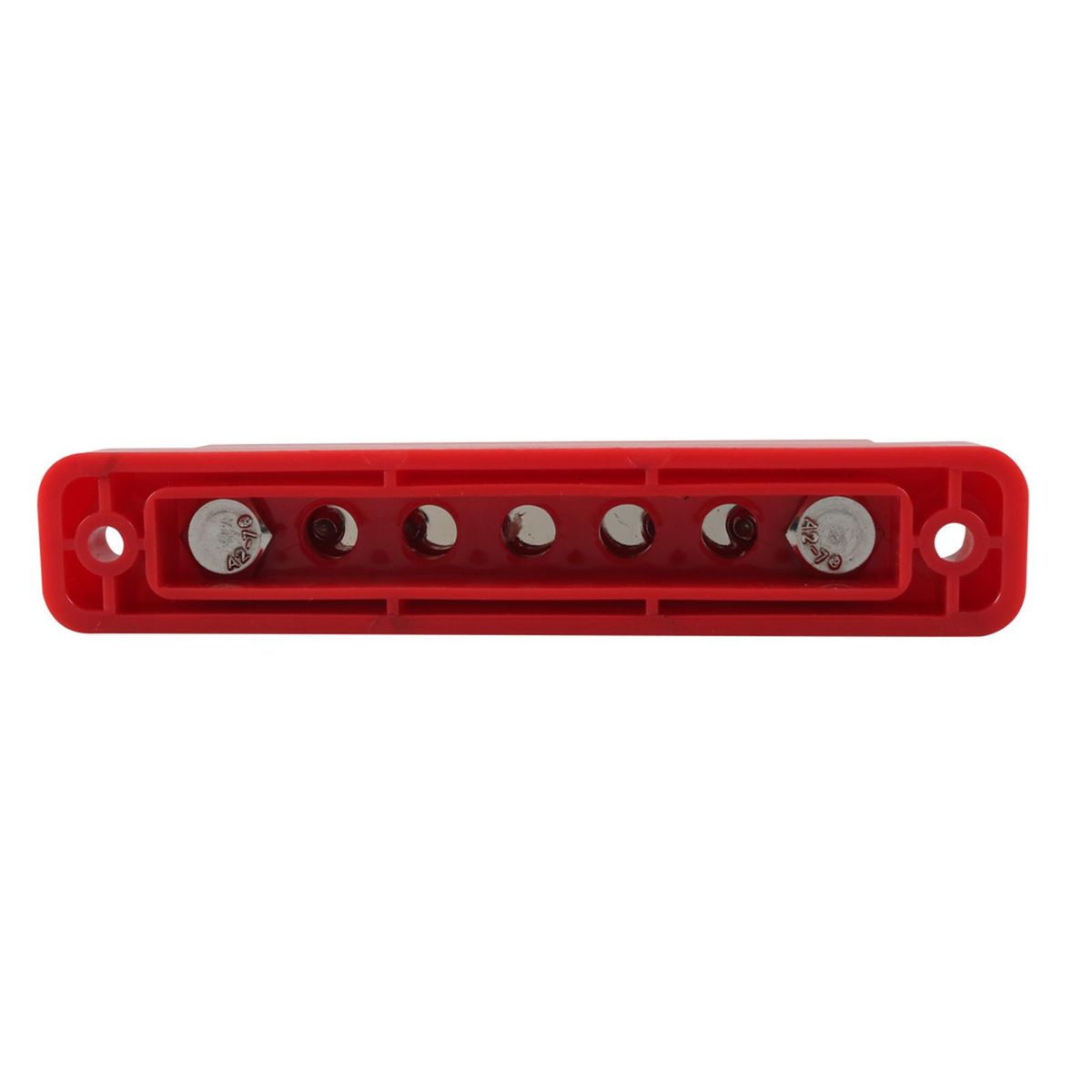6 Terminal Bus Bar 150A Bus  With Cover W/6 Screws+2 Studs