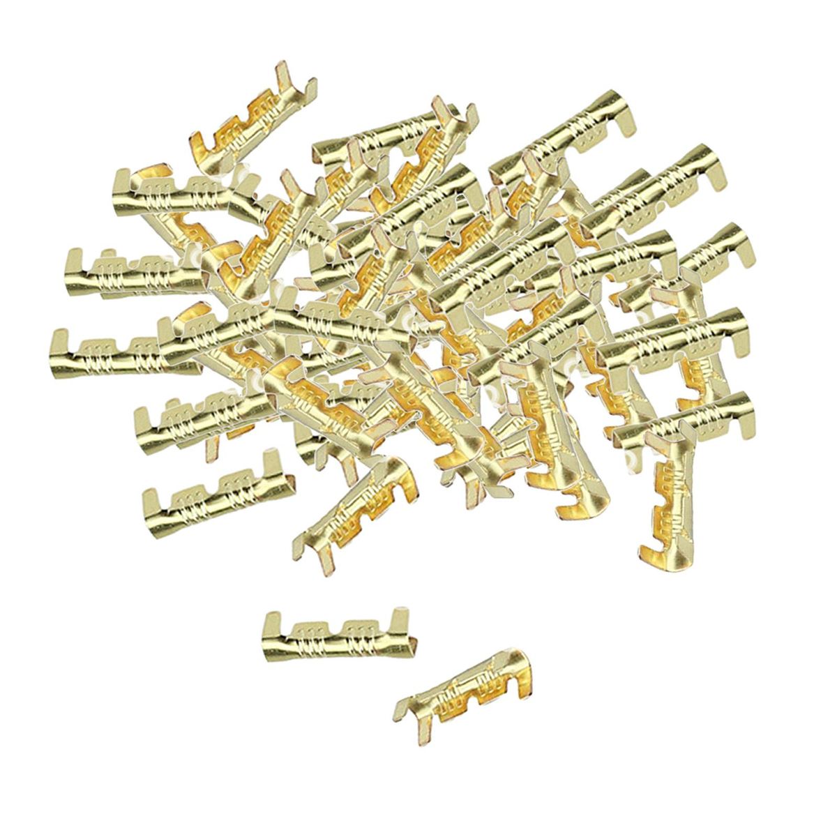 Wiring Terminal Tab Cold Inserts Connect Lines 50Pcs