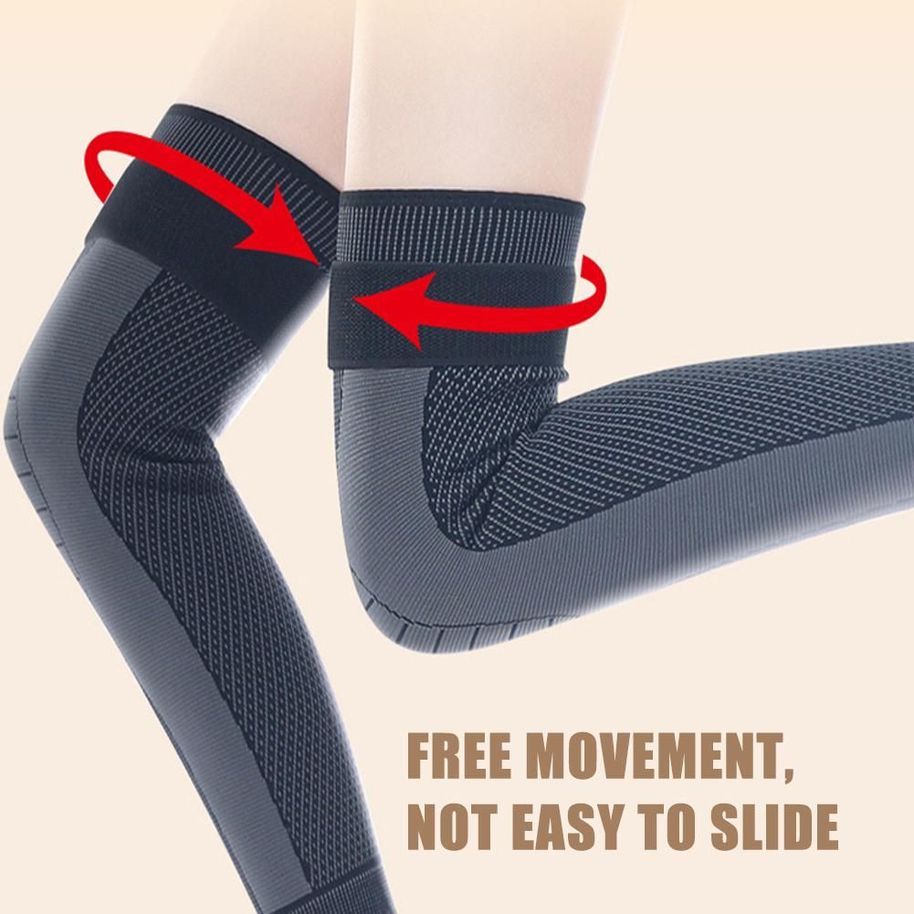 (A)Sports Kneepad Pressurized Elastic Knee Pads For Joint Pain Support Tourmaline Acupressure Self Heating Knee Sleeve Knee Brace SAB