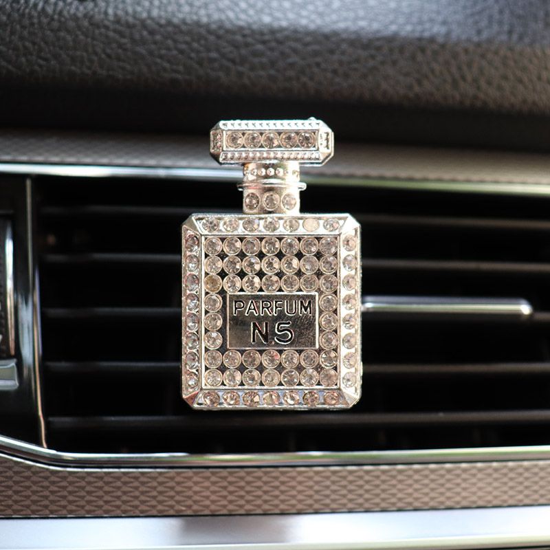 Diamond  Bottle Decor For Car Air Vent Clip Air Freshener