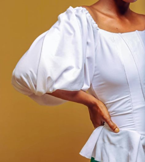 Ladies Corset - White
