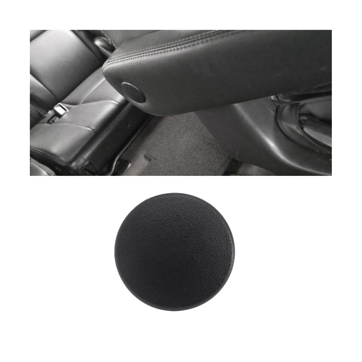 For Toyota Sienna 2010-2019 Seat Armrest Cover Front Middle Row Seat Armrest Cover Screw Hole Round Cover 72848-08020