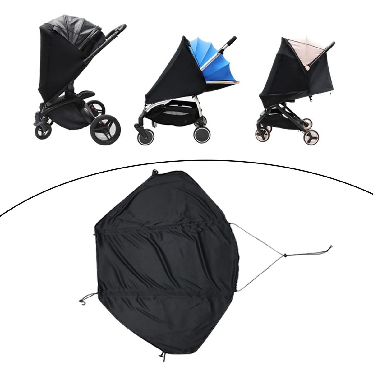 Waterproof Infant  Sun Shade Cover Canopy Cover For