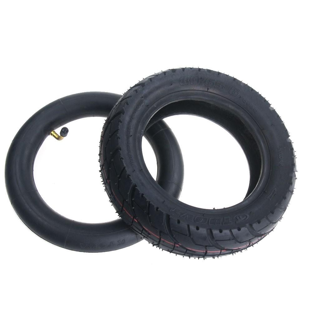 10-inch Electric Scooter Tire 80 / 65-6 Inner And Outer Tire 80 / 65-6 Thickened Tire Inner Tube Tire Parts