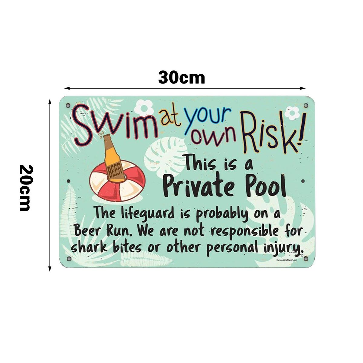 Swimming Pool Signage Metal Swimming Pool Rule Sign