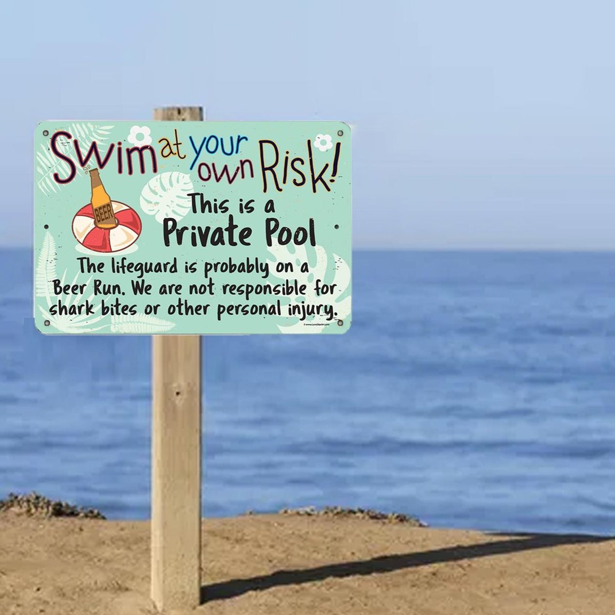 Swimming Pool Signage Metal Swimming Pool Rule Sign