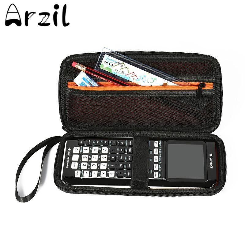 Graphing Calculator Shockproof Zipper Case For Texas Instruments TI-84 / Plus Black