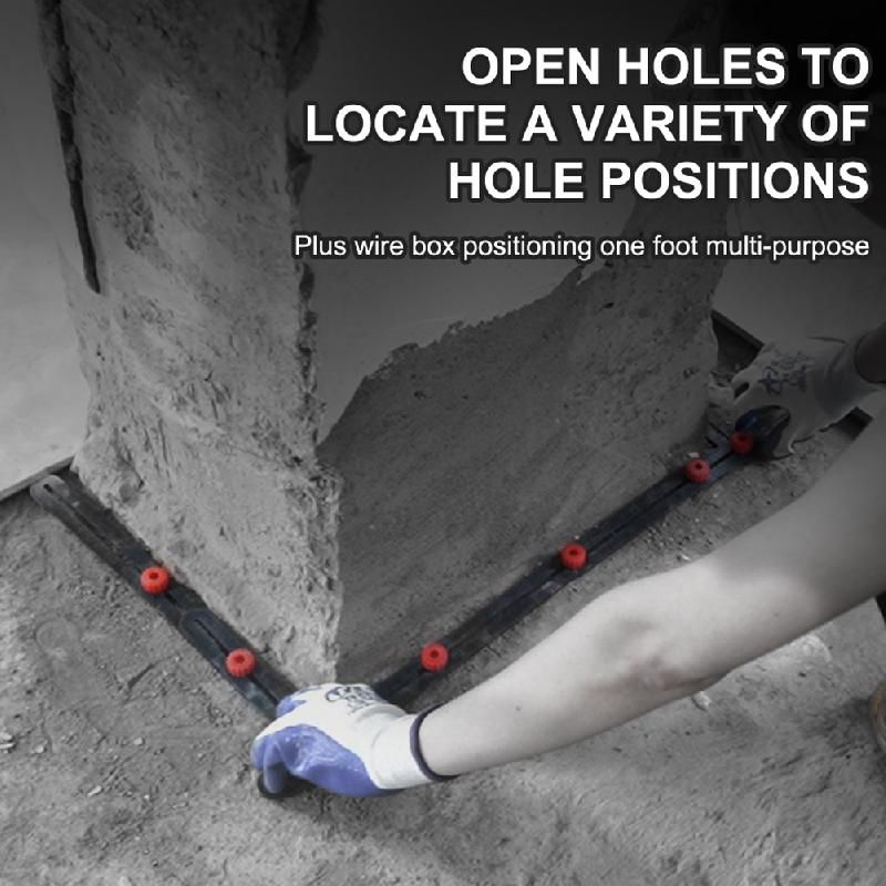 12/9/6 Fold Aluminium Alloy Tile Hole Locator Multi