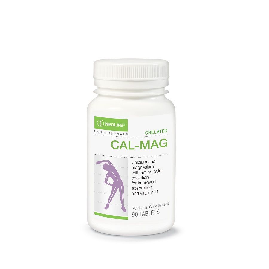 Chelated Cal-Mag With 500 IU Vitamin D3 - 90 Tablets
