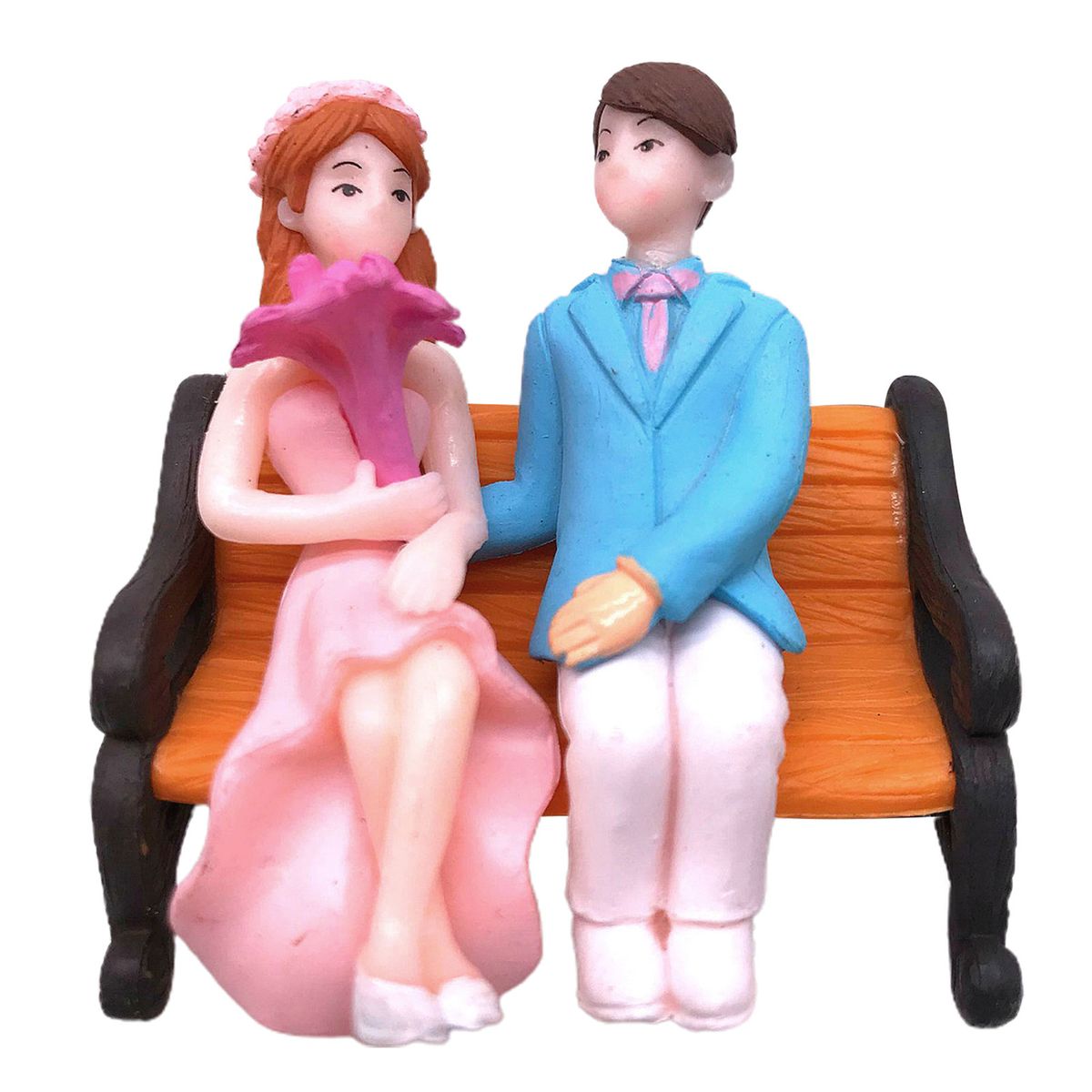 1 Set Small Statue Eco-friendly Souvenir PVC Car Interior-