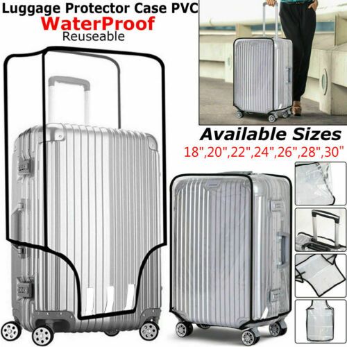High Quality Pvc Matte Transparent Waterproof Suitcase Case