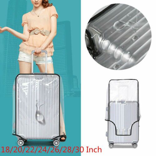 High Quality Pvc Matte Transparent Waterproof Suitcase Case
