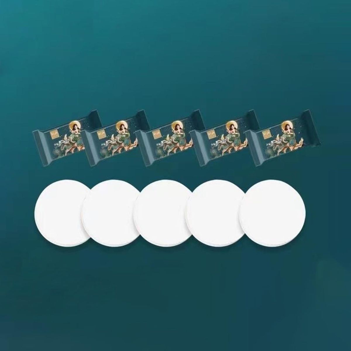 Compressed Face Towel, Disposable Face Towels 30x60cm 5pcs