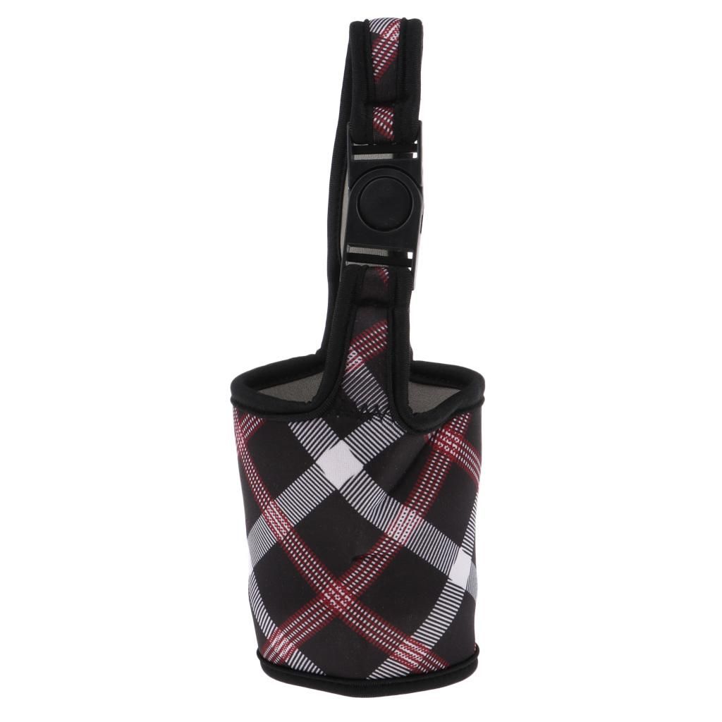 Water Bottle Tumbler Carrier Bag Cover Holder Protective Pouch Black