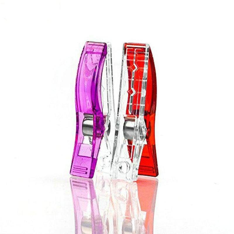 100pcs Filling Clips Quilt Tools Patchwork Sewing Accessory Plastic Wonder Clips Clamps Fabric Craft Sewing Holder