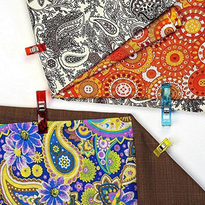 100pcs Filling Clips Quilt Tools Patchwork Sewing Accessory Plastic Wonder Clips Clamps Fabric Craft Sewing Holder