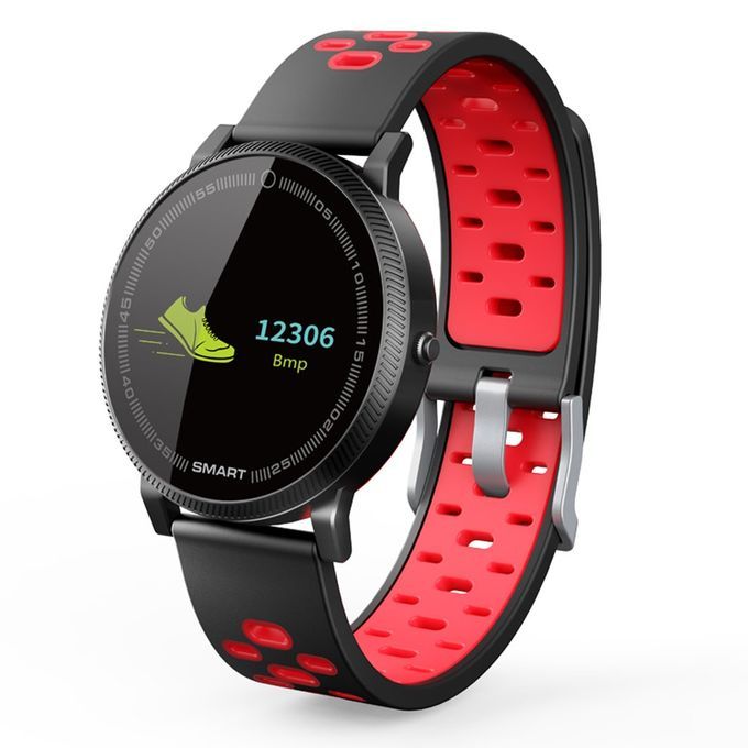 Smart Wat H Heart Rate Monitor Fitness A Tivity Tra Ker F4S-red