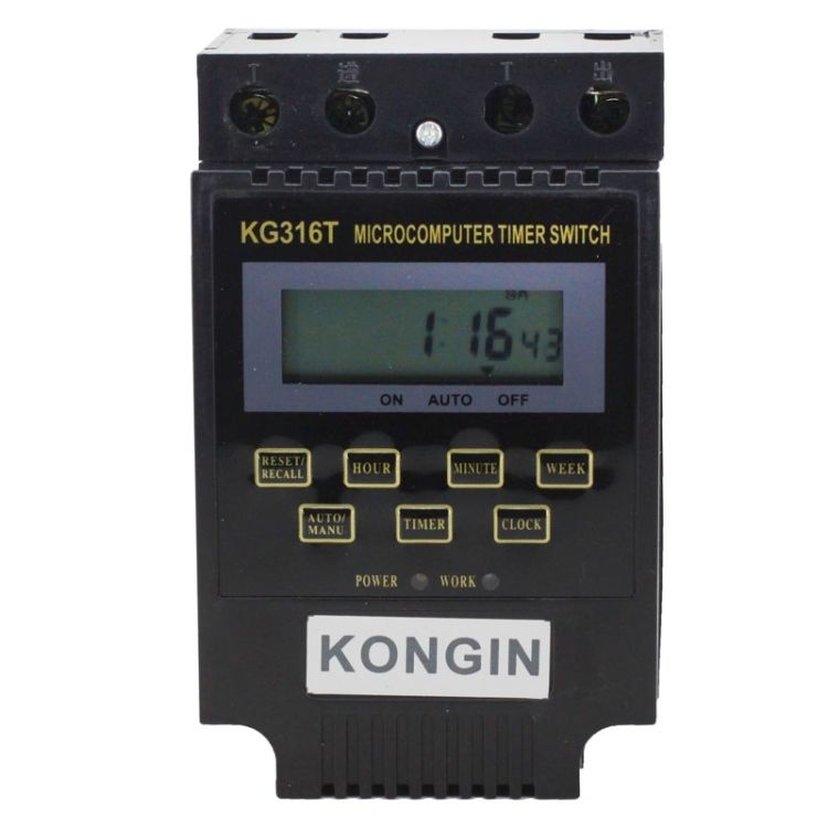 LCD Digital Display Microcomputer Timer Control Switch