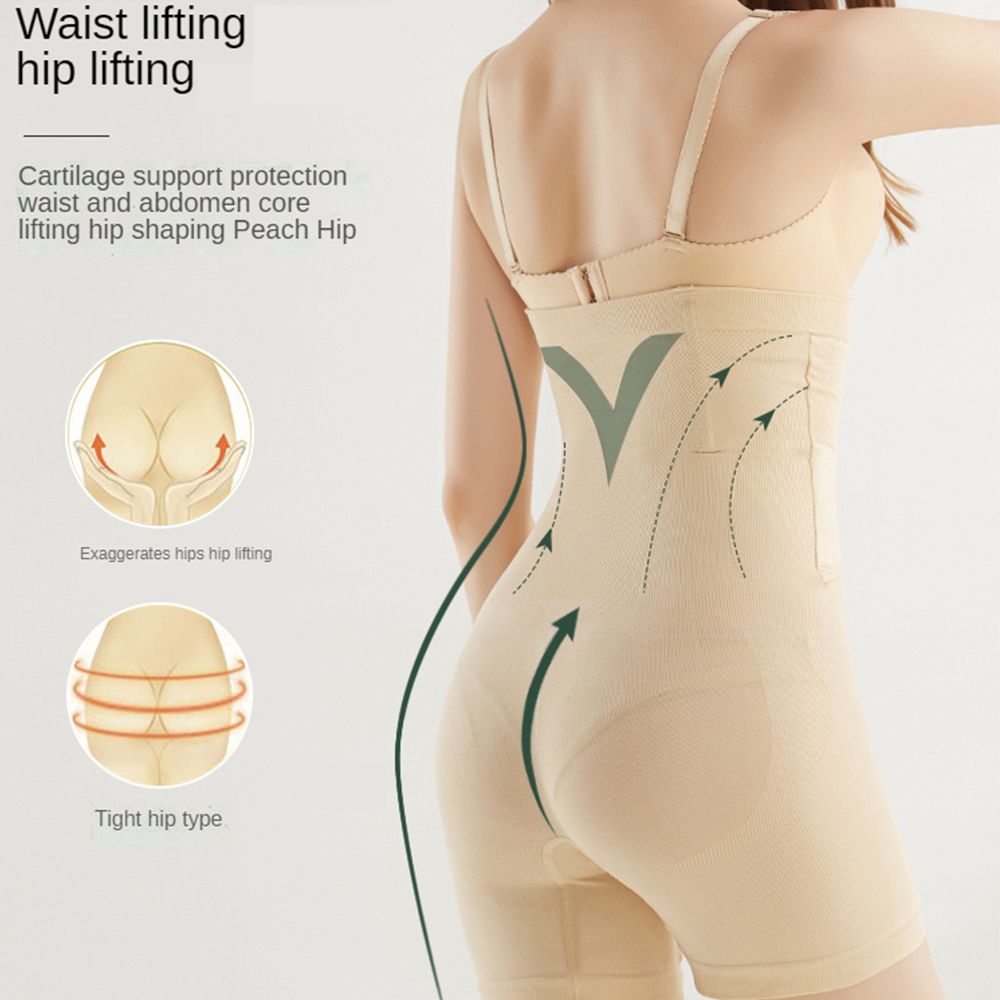 Syncshaping 976 Women Shorts Shaper Lace Safety Pants High Waist Plus Size Tuck In Abdomen And Ocks Corset Slimming Belly