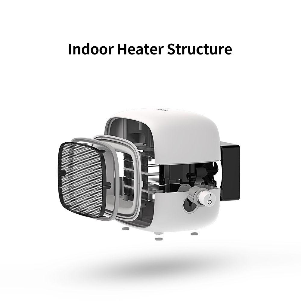 500W Warm Air Heater Mini Portable Desktop Indoor Heater
