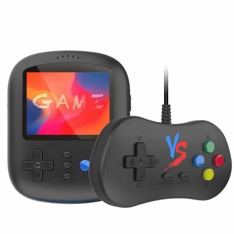 K21 Mini Handheld Game Console, Double Players-Black