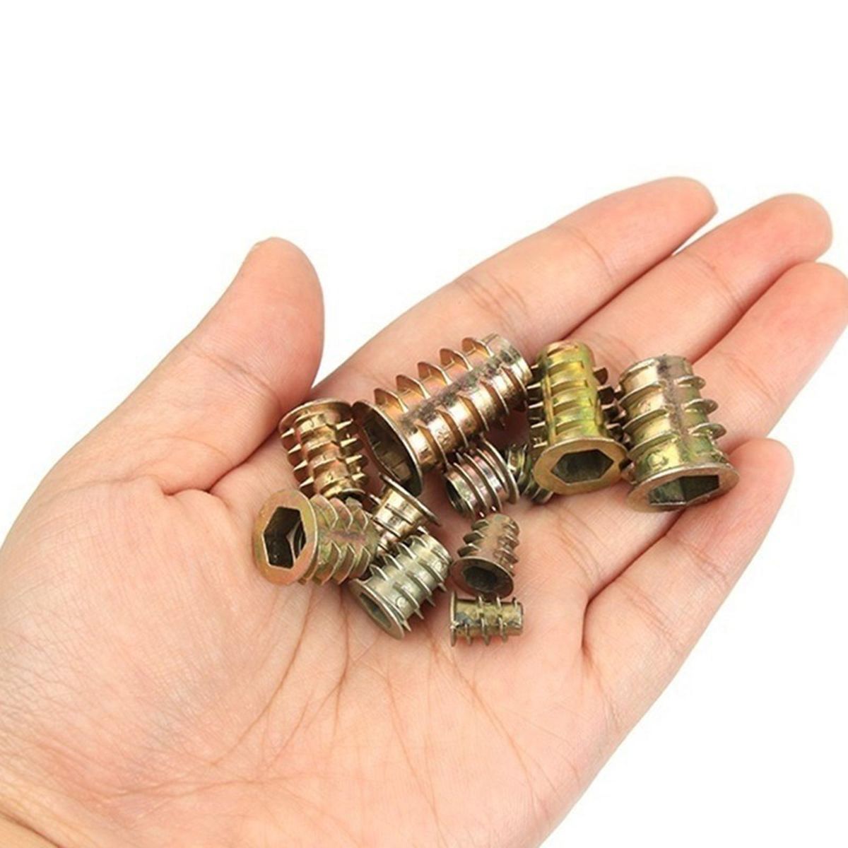 230 Pieces Threaded Insert Nuts Threaded Insert Assortment Kit For