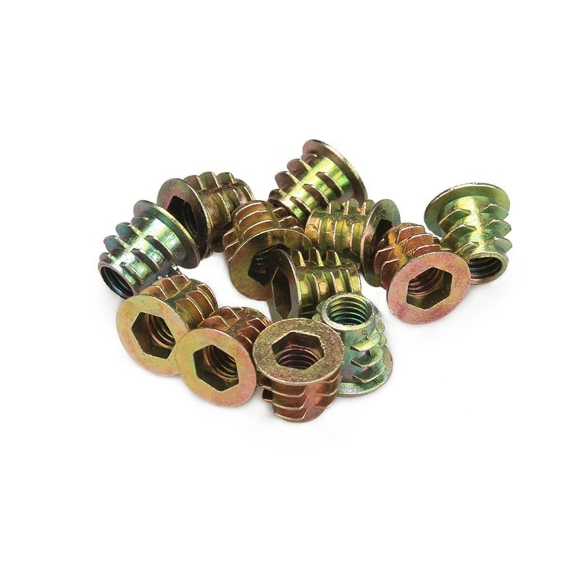 230 Pieces Threaded Insert Nuts Threaded Insert Assortment Kit For