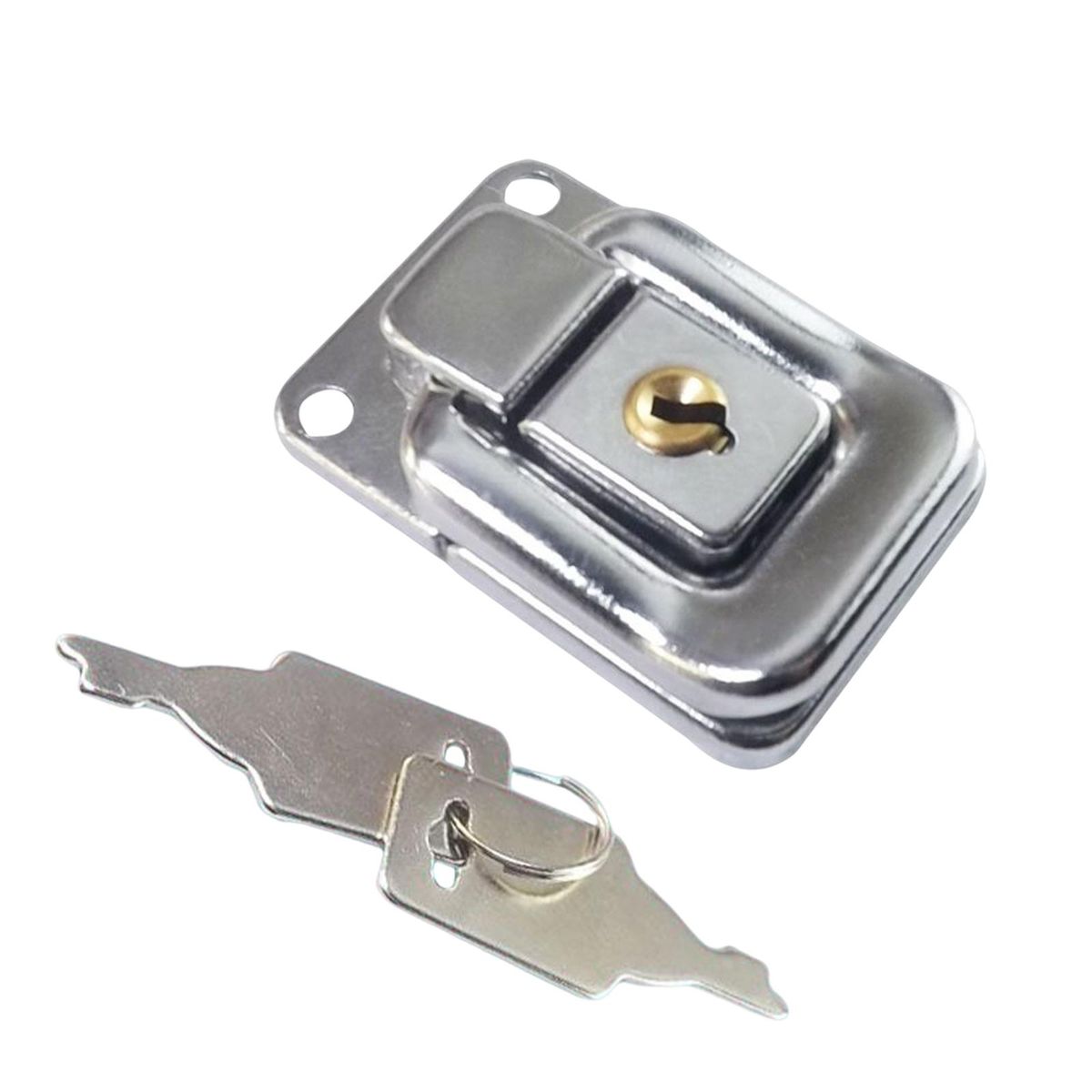 Suitcase Locking Buckles Latch Clasp With Keys Hole Center Distance