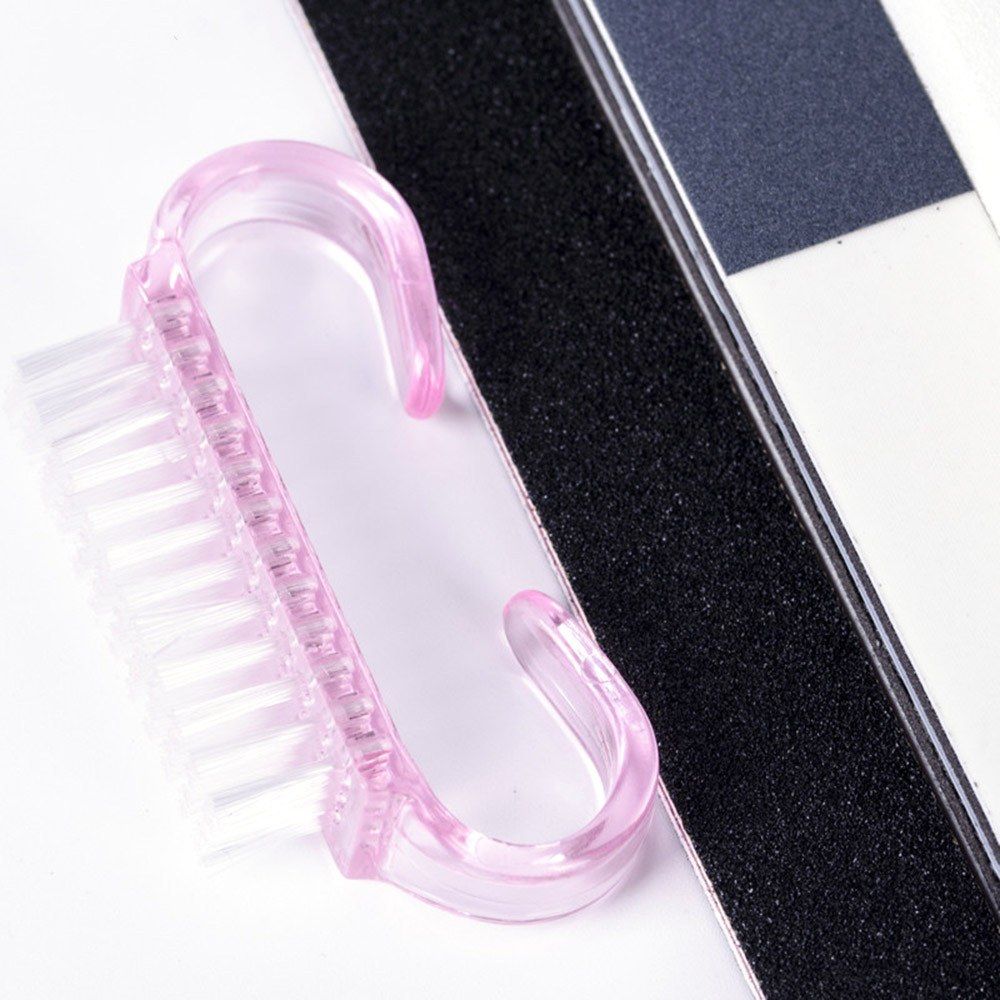 5pcs Nail Files Buffer Block Nail Dust Brush Sand Paper